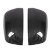 2PCS Rearview Mirror Cover 5G0857537 ABS Plastic Replacement for Jeep Grand Cherokee 2011‑2019Carbon Fiber Style