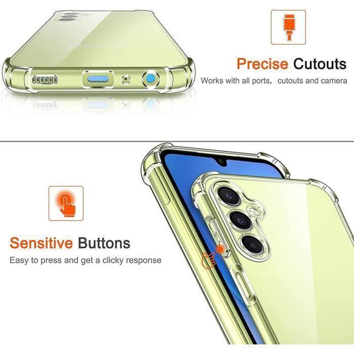 Skyddsskal för Samsung Galaxy A24 - BOOLING - Silikon - Transparent - Förstärkt