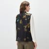 Komongboka Women's Silk Jacquard Sleeveless Vest