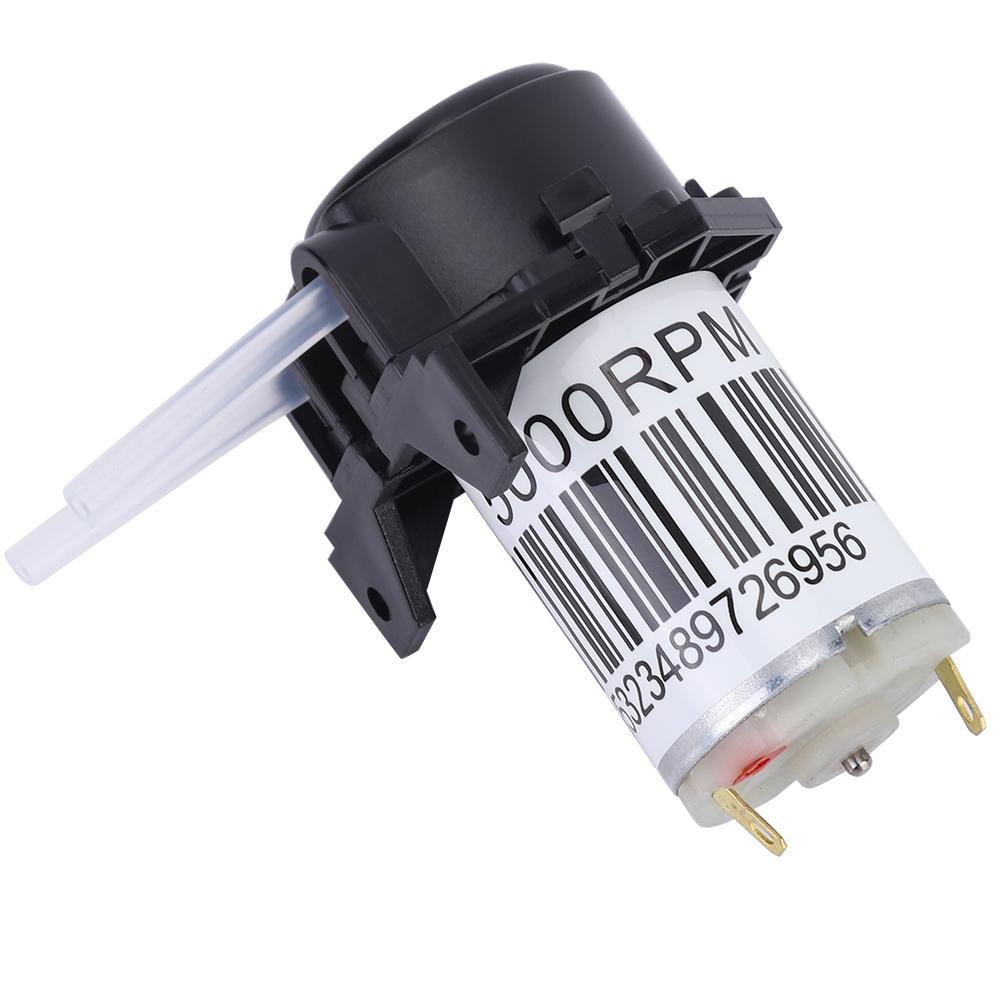 Right Angle Self Priming Pump   Peristaltic Pump with Silicone Tube for Experiment(12V )