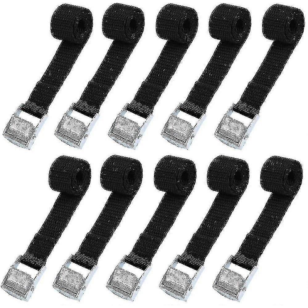 10pcs Lashing Strap 2*39cm Fixing Kit For Motorcycle/car/bike Carrier Clamping Strap Max Load 500kg Tw