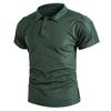 Schnelltrocknendes Poloshirt mit Kragen, locker geschnitten, kurzärmelig, für Outdoor-Sport, kurzärmeliges T-Shirt