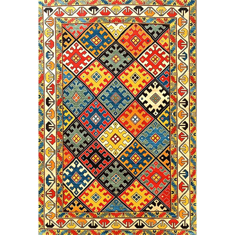 Bohemian Ethnic Retro-Style Persian Carpet for Living Room & Bedroom