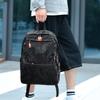 Camouflage Nylon Backpack with Front Pocket Adjustable Straps Casual Daypack for School Outdoor Travel