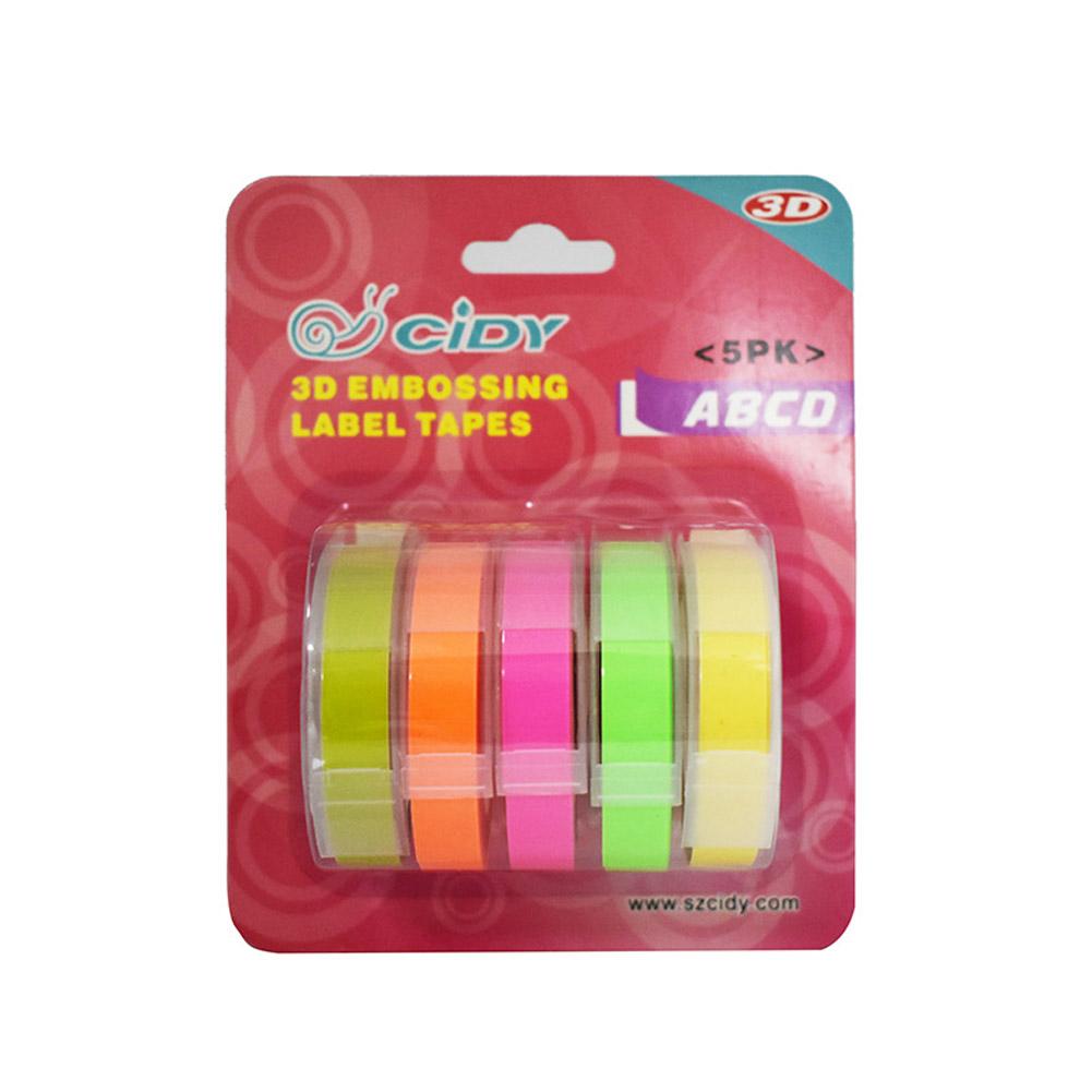 Printing Label Tape for Motex Manual 3D Embossing Engraving Machine Plotter Sticker Tape