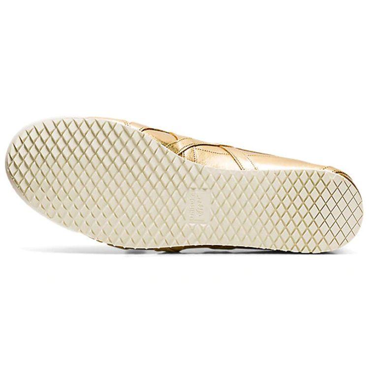 ONITSUKA TIGER Mexico 66 Sd Suede Retro Sports Slip Resistant Durable Lightweight Low Top Casual Shoes Unisex Casual Shoes Gold 1183A740-200