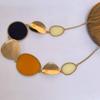 Women's Trendy Geometric Round Asymmetrical Choker Necklace