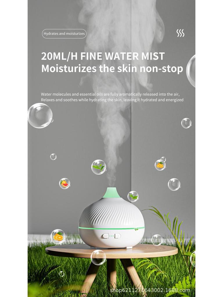 2025 Ultrasonic Onion Head Aroma Diffuser: 180ml Silent Home Humidifier