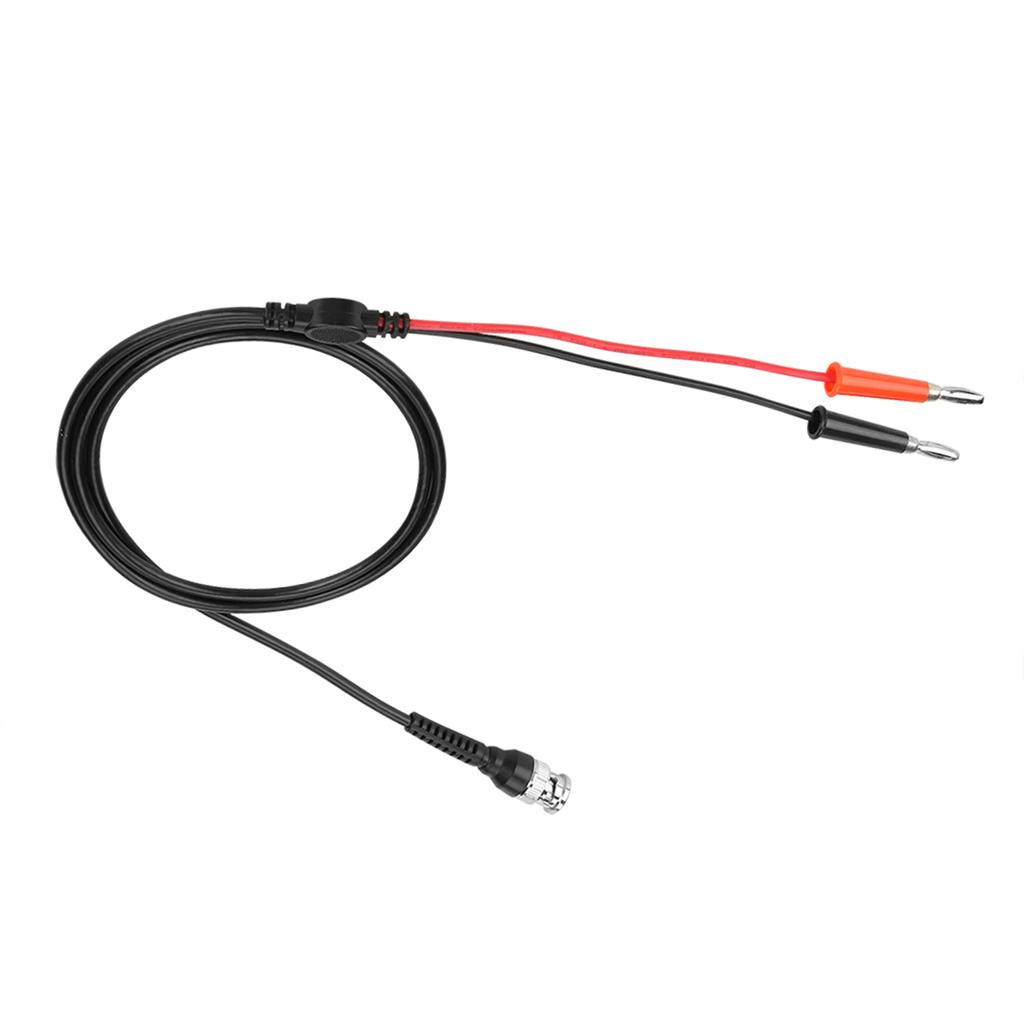 2Pcs Black Red BNC to Dual Banana Plug Connector Test  s 50 Ohm