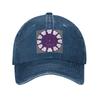 Purple Dental Clinic Wall Denim Cap Casual Baseball Caps Adjustable Hat Summer Unisex Baseball Hats