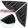 2pcs For Ford Focus ST RS MK3 2012-2018 Hatchback Rear Window Louvers Car Blinds Side Tuyere Louvers Vent ABS Accessories Style