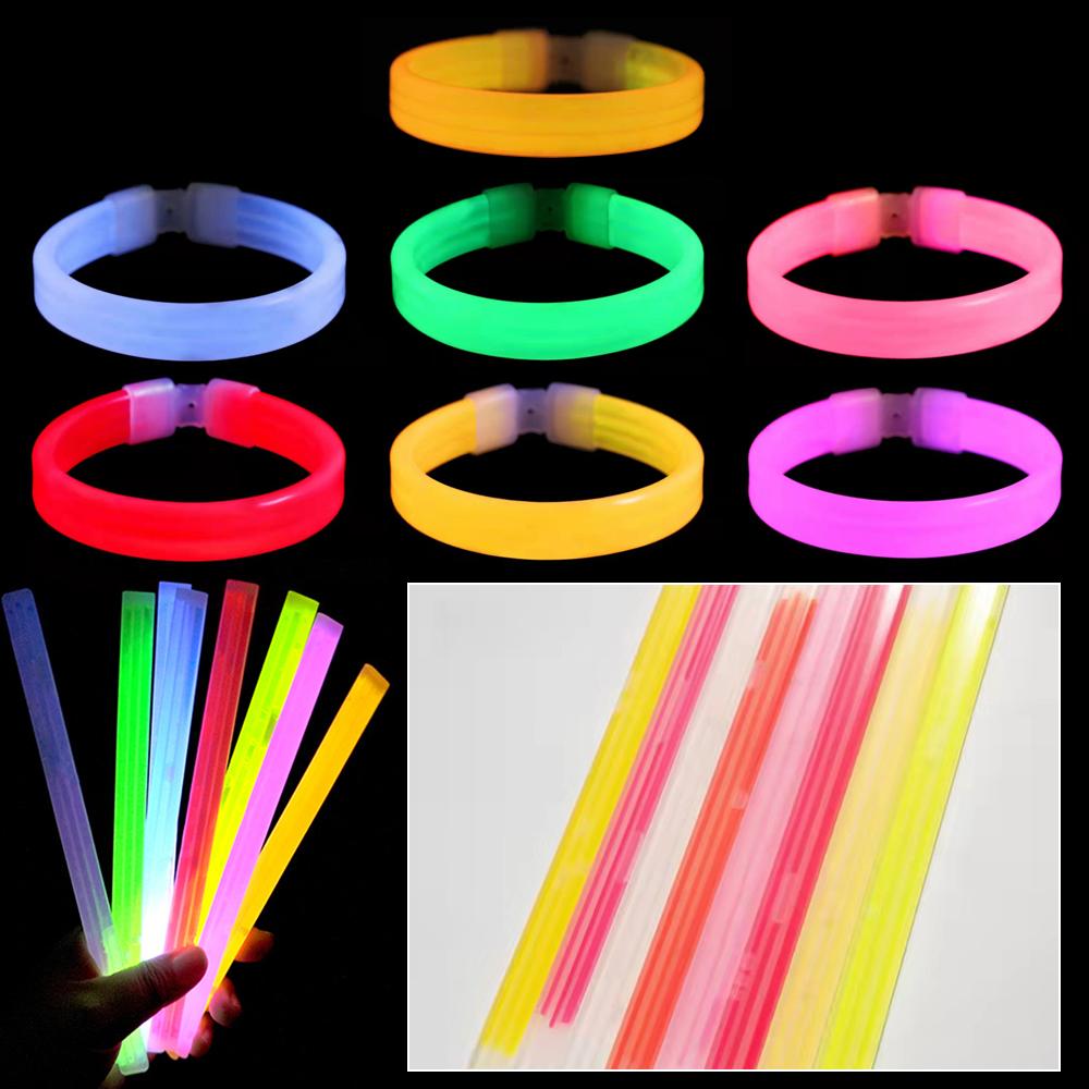 Plastic Luminous Wristband Shine Cuff Concert Support Bracelet Silicone Bracelet  Unisex