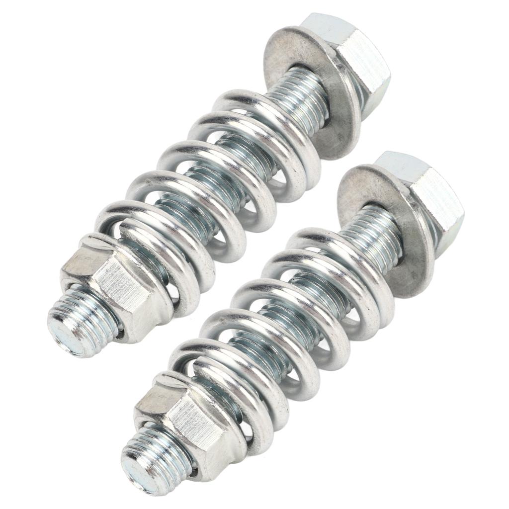 Exhaust Spring Bolt Nut M10x1.25 Tight Fixation Noise Reduction Manifold Bolt Kit for Exhaust Pipe Repair