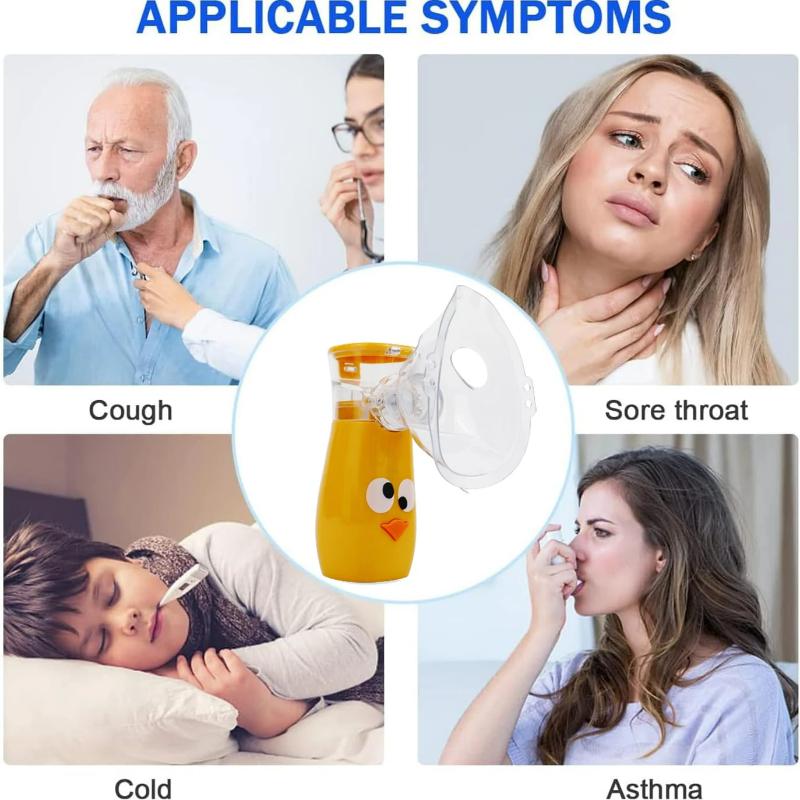 Rechargeable Handheld Asthma Ultrasound Atomizer Medical Ultrasonic Portable Nebulizdor Inhaler Mesh Nebulizer Machine for Kids
