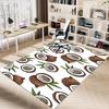 1PC Coconut Pattern Extra Large Non Slip Floor carpet, Office, family, Studio   Large Area Rug Indoor Rugs, Bold Statement Piece