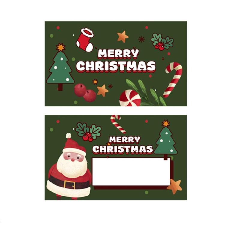 30Pcs Handmade Scratch Off Coupon Cards Christmas Prizes Card for Birthday Wedding Holiday Parties Festival Celebration