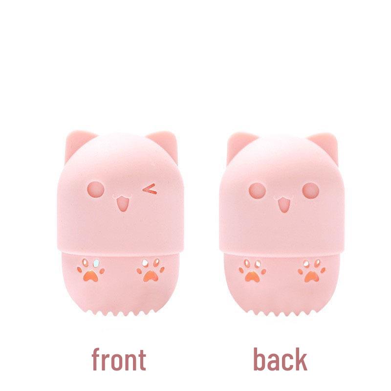 Silicone Makeup Sponge Holder - Moisture & Dust-Proof Storage Box