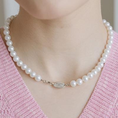 SCALETTO WIL203 Shining Crystal Pearl Necklace