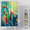 Plum Blossom Flowers Home Shower Curtains For Bathroom Waterproof Fabric Modern Nordic Style Bathroom Curtains