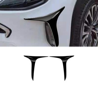 Hyorabyn Front Fog Lamp Decorative Covers for Toyota Yaris Cross Black (New Model), Durable, Optional, Vehicle-Specific Design, 2-Piece Set,