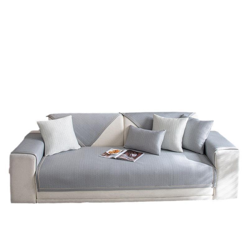 Sofa Mat Cushion Summer  New Ice Silk Non-Slip Seat Cushion Simple And Cool Sofa Cover Summer Sofa Cushion