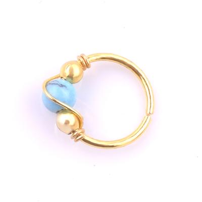 Anello Nasale Pietra di Pino Anello Nasale Chiodo Nasale Chiodo Chiodo Unghie Gioielli Pircing Umano Stile Europeo e Americano