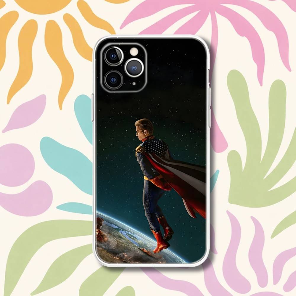 

The H-Homelander Phone Case For iPhone 17,16e,16,15,14,13,12,11 Mini Pro Max X,XR,XSMAX 8,7 Air Plus Transparent Soft iPhone14Plus