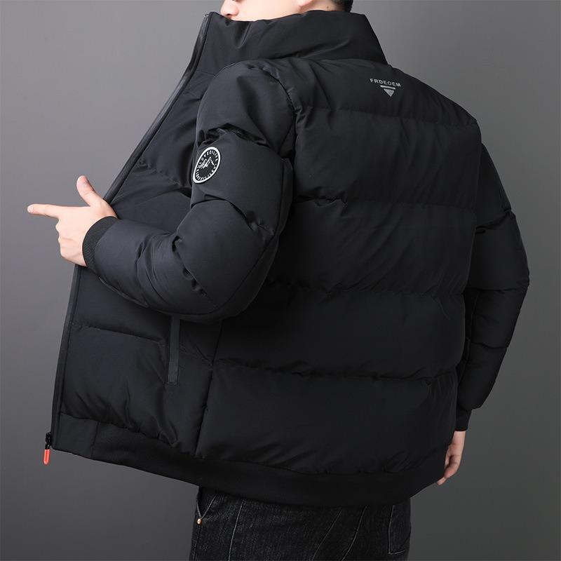 Men's new winter padded casual stand-up collar jacket padded jacket men's thickened thermal padded jacket men's clothing