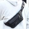Men’s Waist Bag Large Capacity Crossbody Chest Bag Multi Pocket Nylon Sling Pack Casual Travel Belt Bag