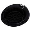Foldable Ice Face Bowl with Breathing Tube Thermometer Ice Bath Face Basin for Home Travel Black