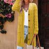 Women's Knitted Cardigan Loose, Large-sized, Laid-back Style Knitted Cardigan Sweater Coat
