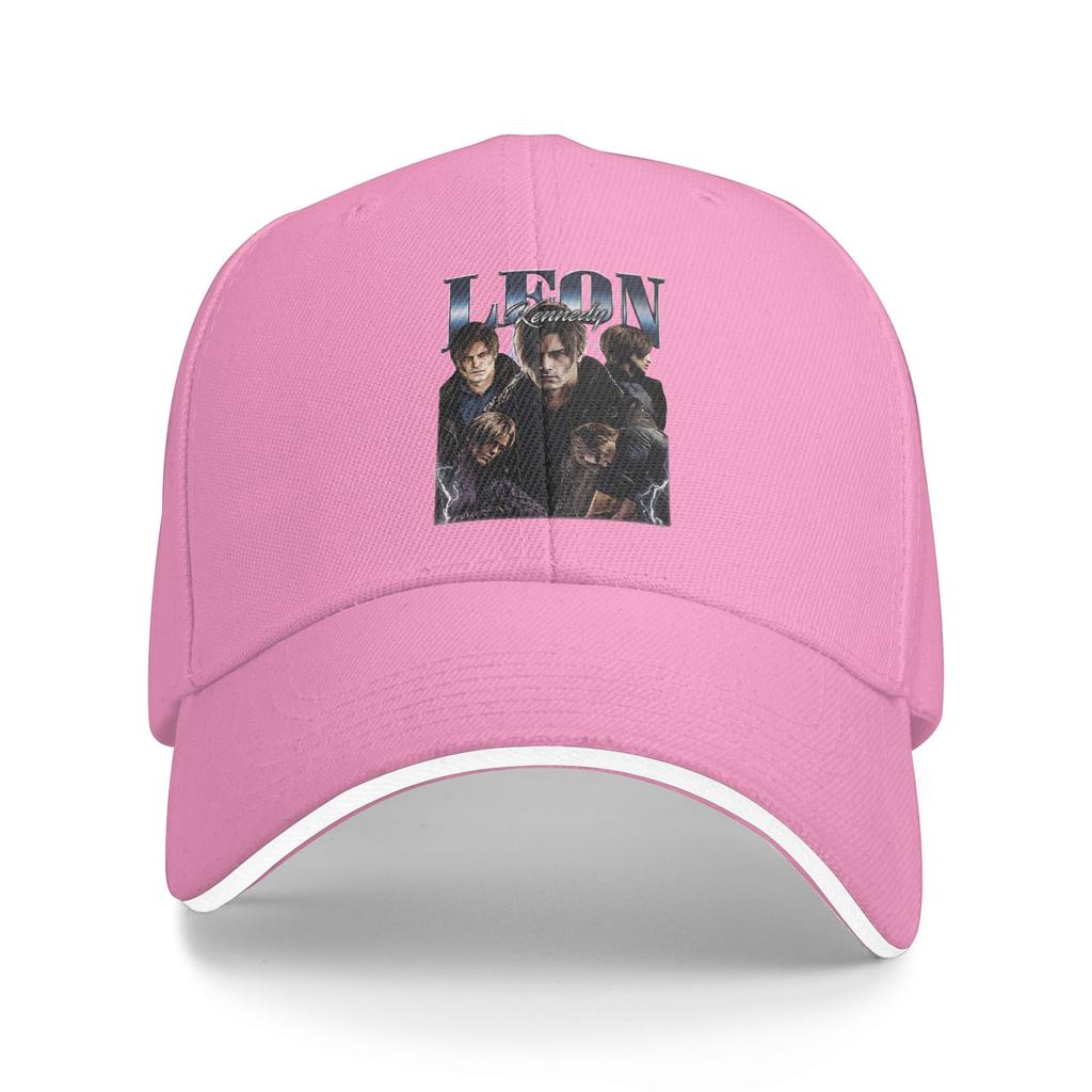 Leon Kennedy Vintage Residents Evils Baseball Cap  Y2k Cute Hip Hop Hats Summer Men Women Kpop Rock Baseball Caps