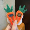 Carrot Bunny Autumn and Winter New Plush Children's Hair Clip Super Cute and Funny, with Broken Hair and Bangs Clip for Women
