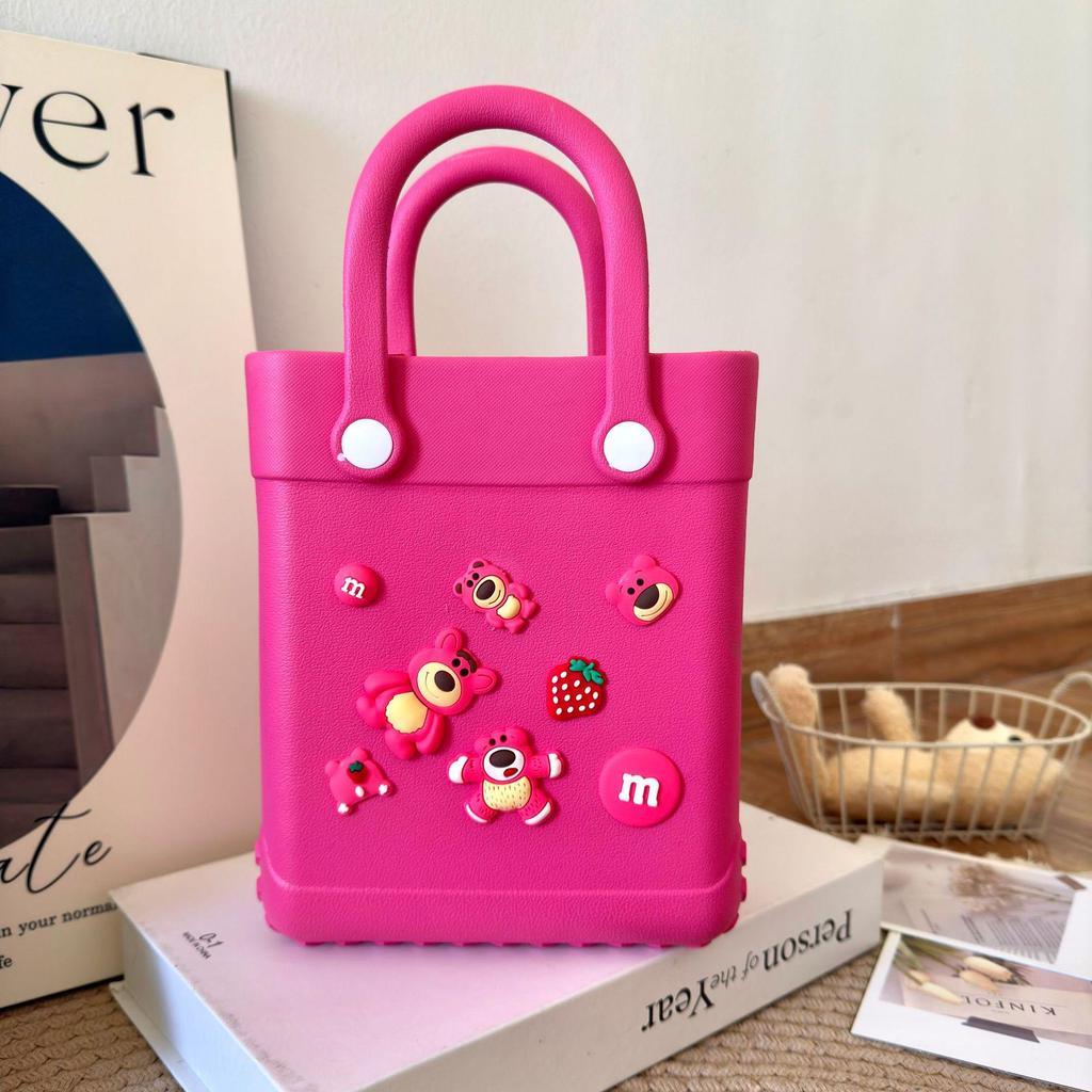 EVA Cartoon Waterproof Hole Bag: Summer DIY Mini Handbag