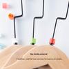 Colorful Transparent Clothing Size Tags - Large Round Numbered Hangers