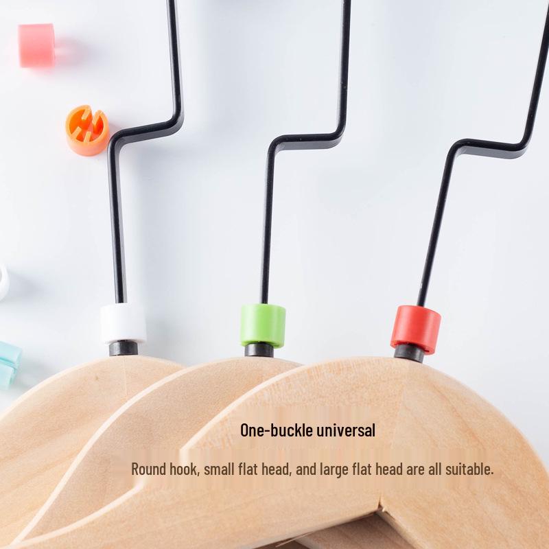 Colorful Transparent Clothing Size Tags - Large Round Numbered Hangers