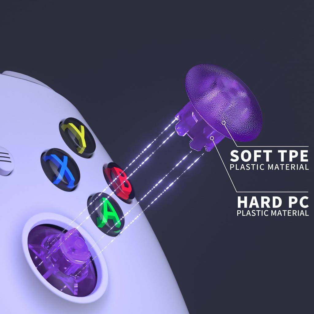 Stick de schimb eXtremeRate EDGE pentru Xbox Core Joystick de stick analogic înlocuibil pentru controler Xbox One Xbox Elite Nintendo Switch Pro