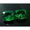 Natural Green Emerald Loose Gemstone 8 To 10 Ct Cushion Cut Pair for Jewelry Making and Crafts