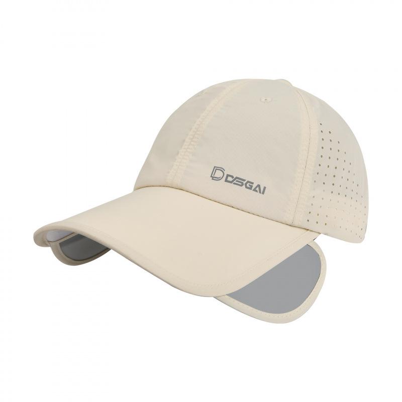 Summer Sunscreen Cap Women Pull Anti-Ultraviolet Outdoor Sunshade Cap Men'S Quick-Drying Baseball Cap