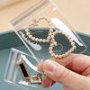 50pcs Transparent Zipper Bags Dust-proof And Anti-oxidation Pockets Used For Packaging Small Jewelry Items