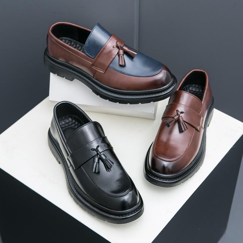 Fashion Leather Shoes For Man Genuine Leather Big Size Shoes High Quality Designer Formal Shoes Casual Shoes Fashion Business