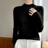 Jesień/Zima Nowy Styl Sweter Pulower z Półgolfem Długim Rękawem Dzianinowy Damski Top