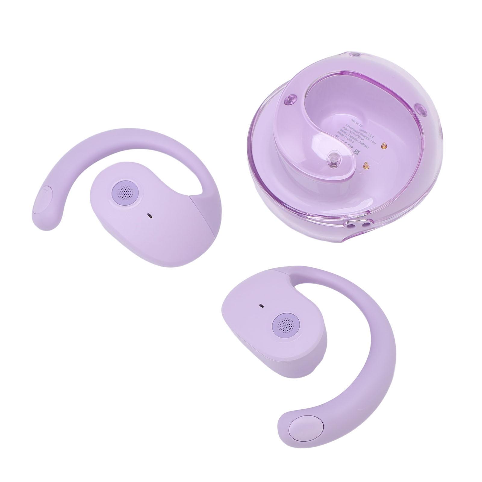 

Наушники-переводчики Bluetooth Беспроводные наушники Устройство для перевода для музыки и звонков фиолетовый