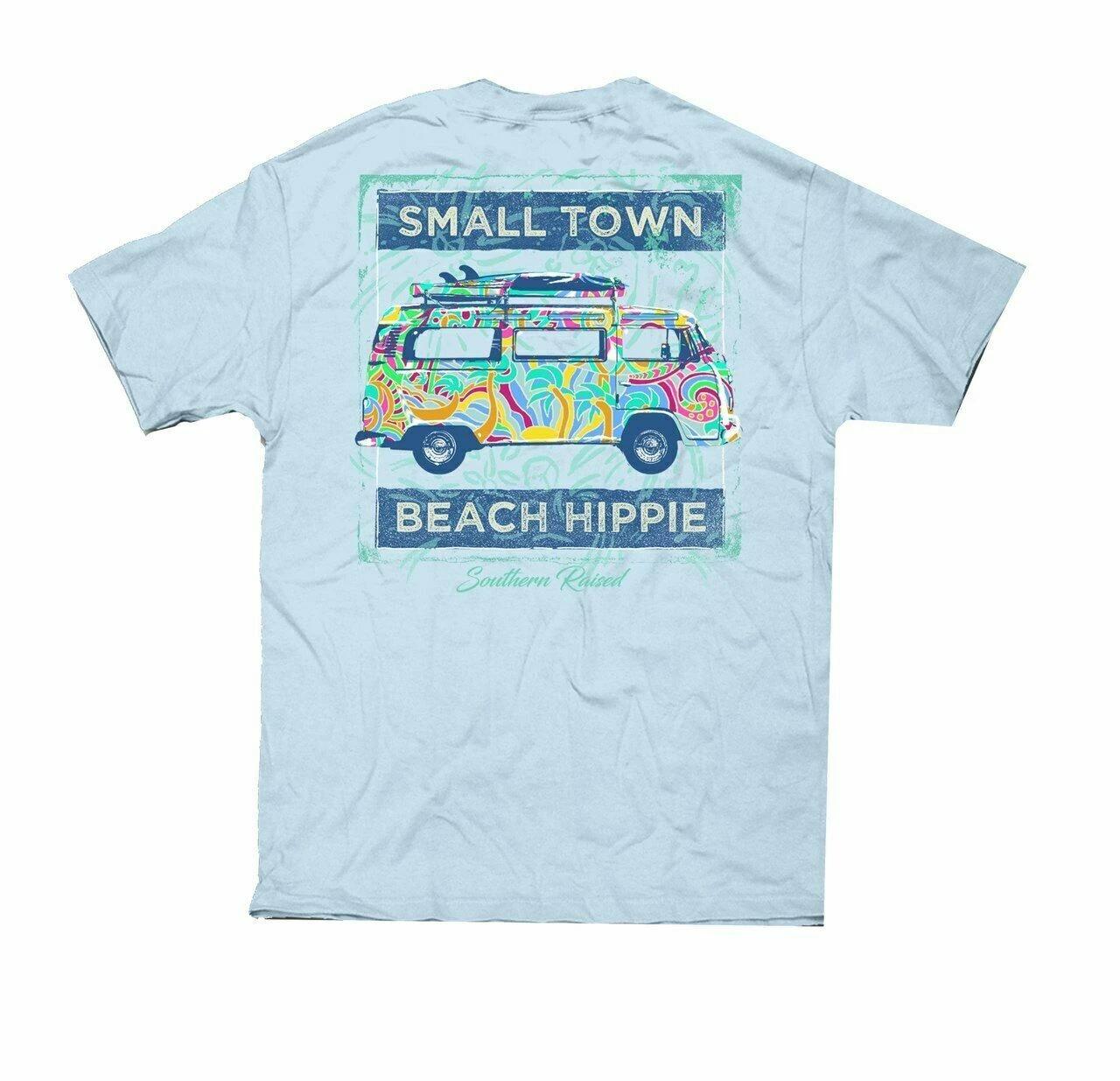 Southern Raised Beach Hippie Short Sleeve Pocket T-Shirt 4XL