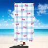 Watercolour Cherry Beach Towel Oversized Microfiber Extra Large Quick Dry Sand Free Bath Towel Swim Pool Blanket For Adults