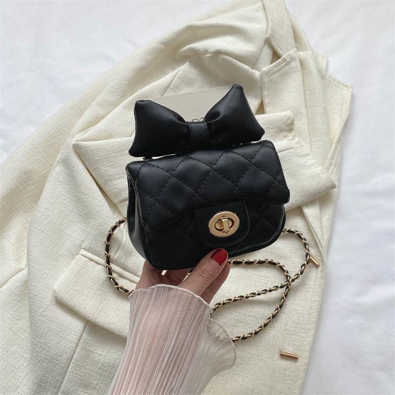 Stylish Girl's Mini Crossbody Bag Chic Chain Shoulder Purse For Little Fashionistas