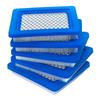 5-Piece 491588s Air Filter Premium Lawn Mower Air Cleaner Square Air Filter for 491588 4915885 Blue