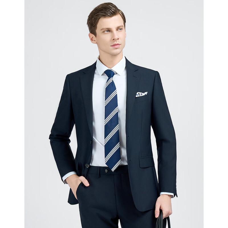 

Romon Men s 70% Wool Formal Business Suit Jacket 46A