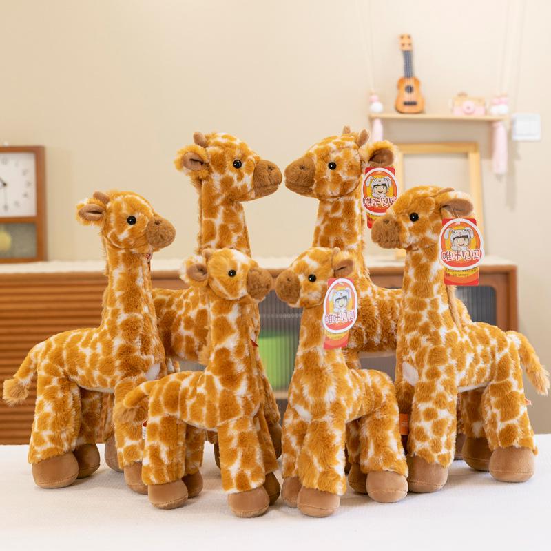 Cute Sika Deer Doll Doll Simulation Rich Deer Plush Toy Ragdoll Children's Gift