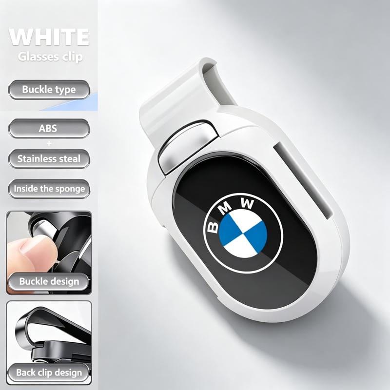 Car Sticker Glasses Storage Clip For Car Sun Visor Auto Accessories Fit BMW 1 3 4 5 7 Series X1 X2 X3 X4 X5 X6 X7 Z4 M3 M4 M5 M8 BW3